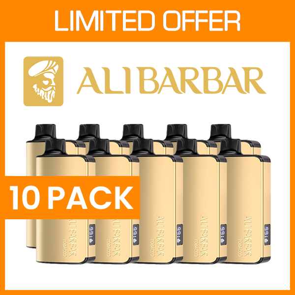 10 PACK – ALIBARBAR INGOT – 9000 PUFFS