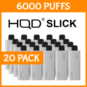 20 PACK – HQD SLICK – 6000 PUFFS